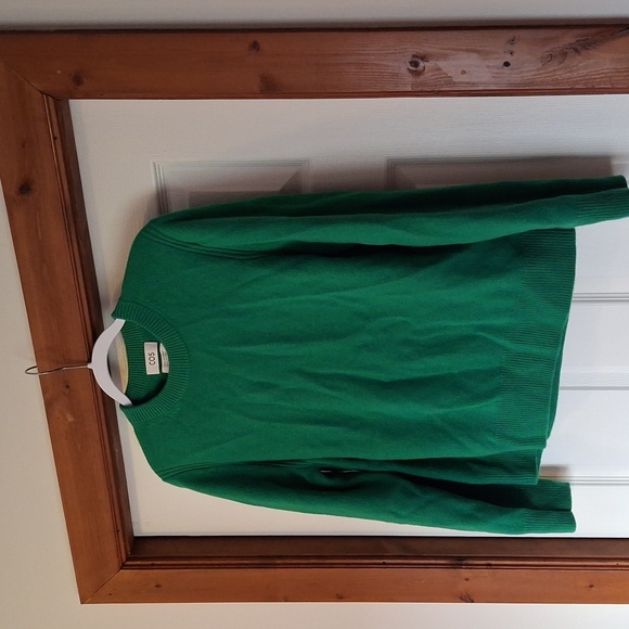 NEW COS Cashmere Sweater Jumper Bright Green Size L! VERY RARE COLOR!!! - Picture 6 of 13